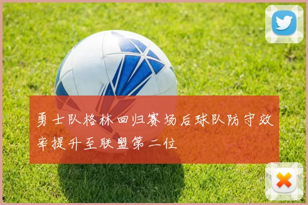 勇士队格林回归赛场后球队防守效率提升至联盟第二位