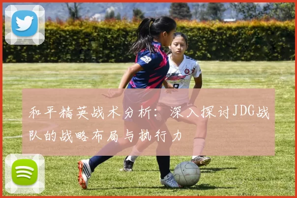 和平精英战术分析：深入探讨JDG战队的战略布局与执行力