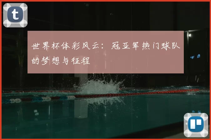 世界杯体彩风云:冠亚军热门球队的梦想与征程